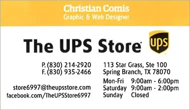Christian Comis Designer - UPS