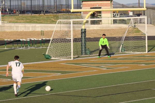 Senior Mike Thorpe sets his sights on a Goal as CL prepares to open district play this Friday with Boerne