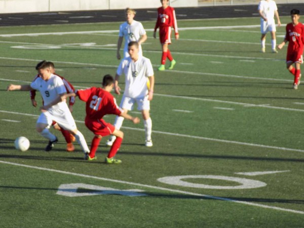 Jordan Sczech makes his move against Fredericksburg