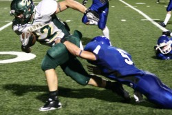 Zach Henshaw not only broke tackles, but he made hard getting a picture of him