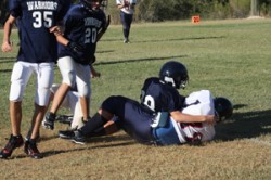 Tanner Davis finishes off the Crusaders with Christian DeLeon watches