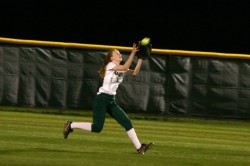 Centerfielder Mary Caroline Jordan