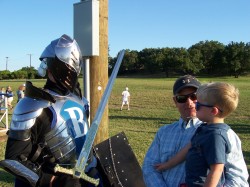 Warrior Get Ready for Play-Time at Dress Rehearsal