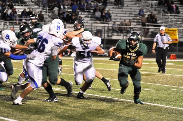 Eduardo Covarrubias sets out for another 100 yard game