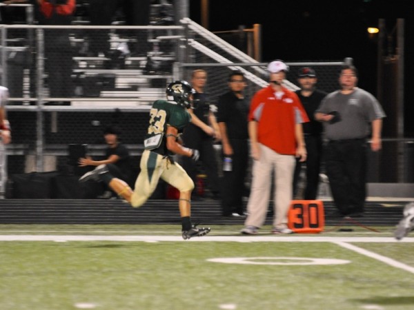 JJ Nance on his 52 yard touchdown run against Fredericksburg