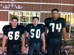 Lineman: Anthony Wagner, Cameron Susuki, and Chris Schultz