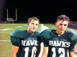 Will Joyner and Ben Fulton after blow out win over Boerne