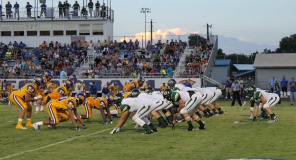 CL Hawks and Panthers will always have full stands as this picture shows in last year's game in Blanco