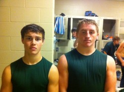 Austin Brennan and Dylan Dittman hoping for a 4 quarter game next week in Lampasas