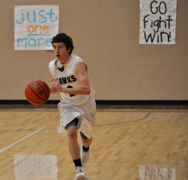 Garrett Winters ready to attack.