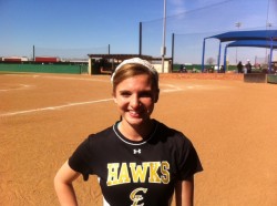 Carly Dubois would make the All-Star Hawk Team in Centerfield and leading off batting.