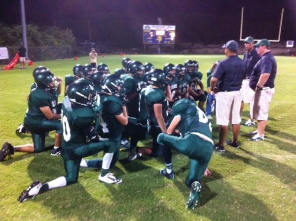 Mountain Valley Coaches discusses with team where the sunken Viking ship went down.