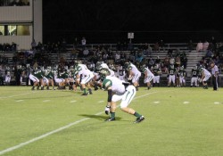 Cody Powell out on an Island before his interception before the half