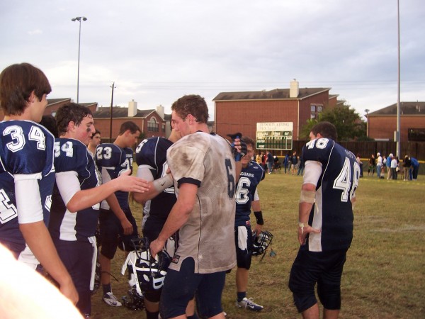 Eli Achillies after game with Emery-Weiner