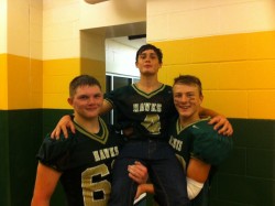 Braden Hight and Michael Harwell start lifting weights in Lee Stafford