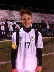 Junior Mike Thorpe scored his 10th Goal of the season in loss to Boerne