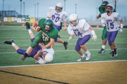 Cody Daily getting Hawks first score in win over Boerne