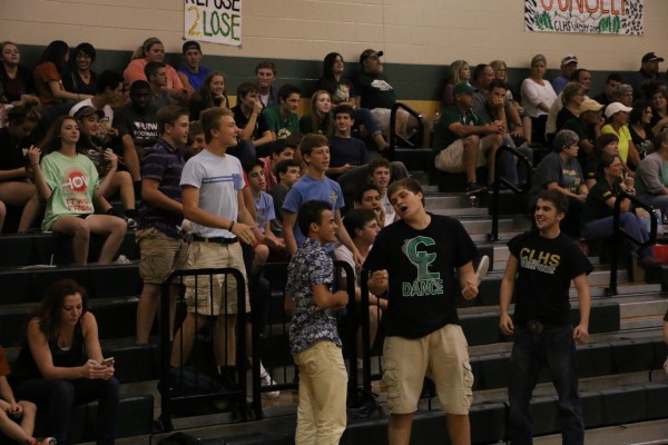 Canyon Lake's Student Body is all in for this year's Volleyball Team