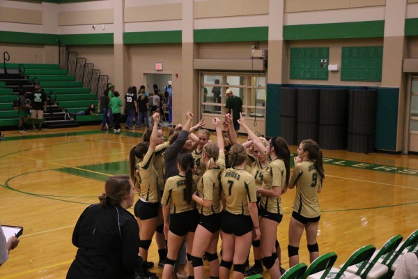 Canyon Lake Hawks Celebrating after clinching District Championship in Cuero