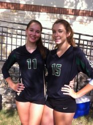 Anna Bettersworth and Paige Bower will both be keys on this year's Volleyball Team