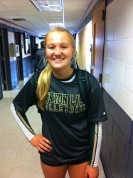 Junior Faith Hasness starts 2nd Year on Varsity