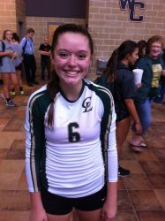 Amber Voigt had some great Digs in win over Kerrville