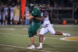 Micah St. John counting off 129 yards against Giddings