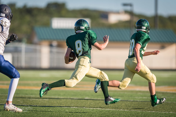 Birthday Boy, Ethan Slater running for 71 yards in win over Akins