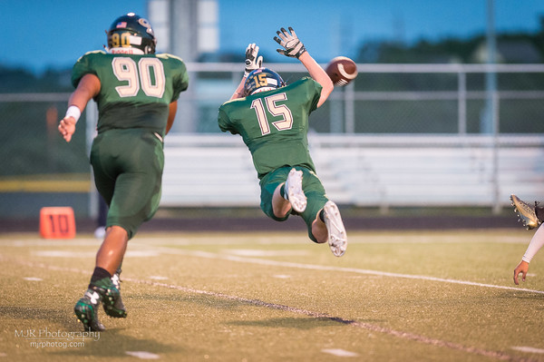 Caimen McDonough getting a Block during Giddings game