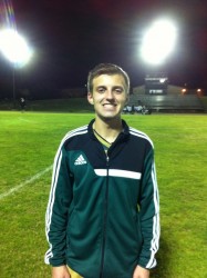 Senior Matt Adams is all smiles after comeback win over SM Academy