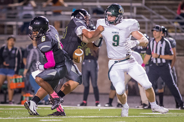 Dylan Compton about to pounce on a fumble