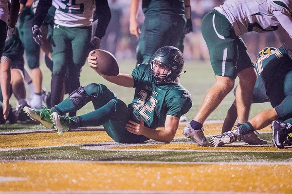 Sophomore Jacob Ruff is one of eight Hawks with 100 or more rushing yards. (mjrphotog.com)