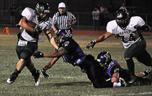 Henshaw ball carrier Zach Henshaw on his way to 287 yards rushing