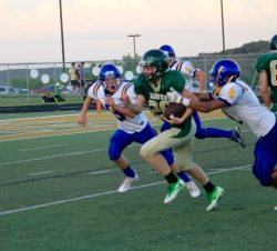 Connor Rose breaking a long run against Blanco