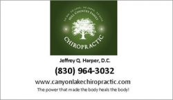 CL Chiropractic will work on Boerne's back alignments after game