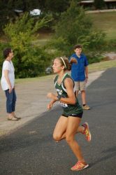 Kaitlyn Yuill setting a personal best in Comfort Meet